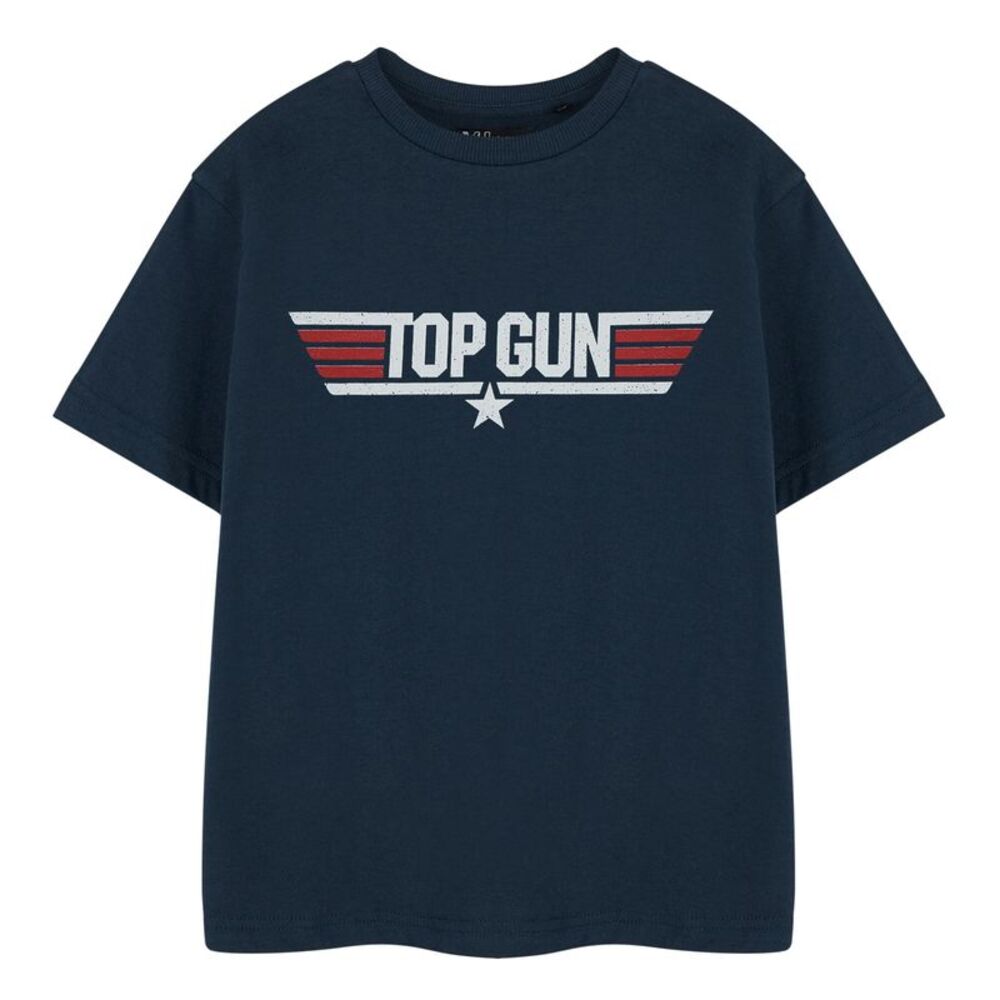 Top Gun Boys Mini Me Short-Sleeved T-Shirt / Navy